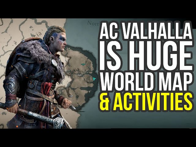 New HD Assassin's Creed Valhalla Map Reveals Two Kingdoms - Rocket Chainsaw