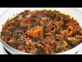 How to make eforiro soup  vegetable soup