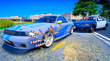 Annoying Cops With Rocket Boosters | GTA 5 RP