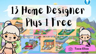 ALL HOUSE | HOUSE DESIGN ?| 13 PLUS 1 FREE | Toca Life World ?