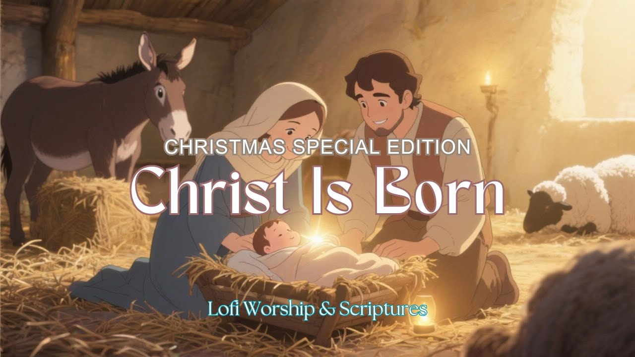 🎄 The Birth of Jesus — Lofi Christmas Special Edition | Instrumental Worship + Bible Scenes