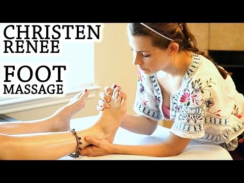 Swedish Foot Massage Therapy, Full Body Massage Series Relaxing Music & ASMR Soft Voice