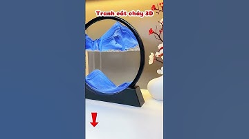 Tranh cát 3D tròn #phongthuy