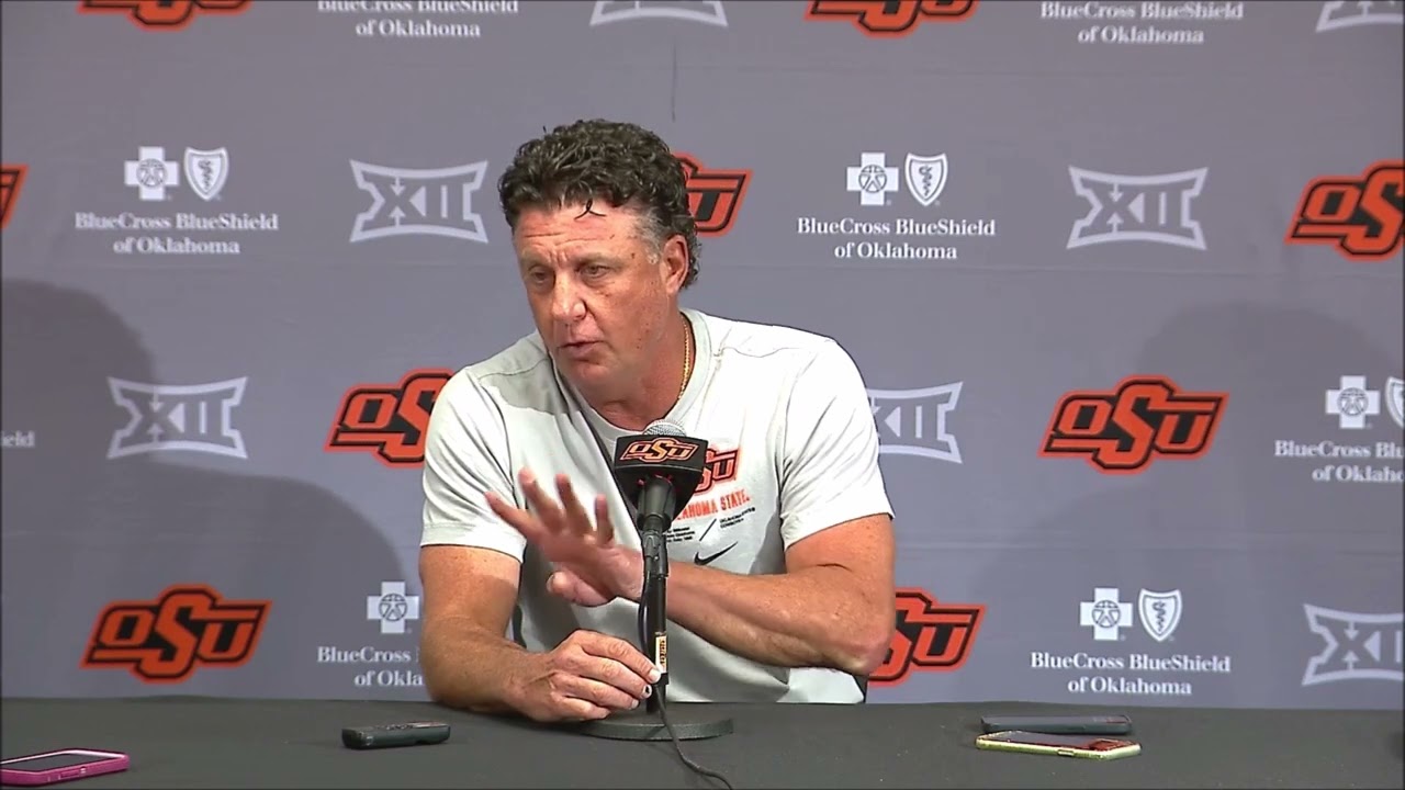 Oklahoma State's Mike Gundy on adding Sean Snyder as kickers/punters coach