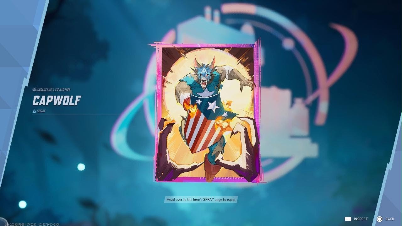Capwolf Marvel Rivals Marvel Rivals Capwolf Spray Acquired - YouTube