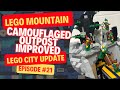 LEGO CITY Update #21 - LEGO Mountain + Camouflaged Outpost Improved
