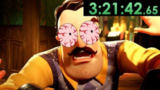 Hello Neighbor 100% speedruns are stupidly broken image