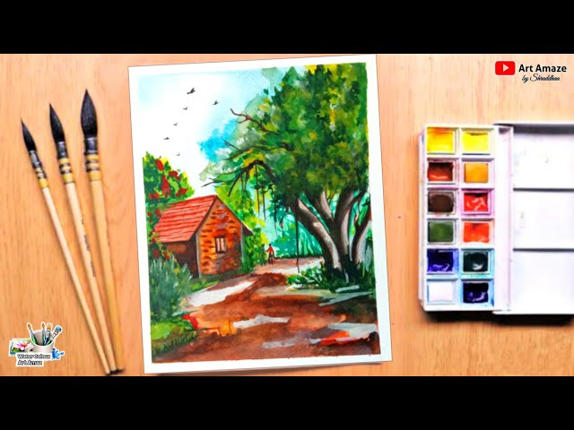 Water color paintings - YouTube