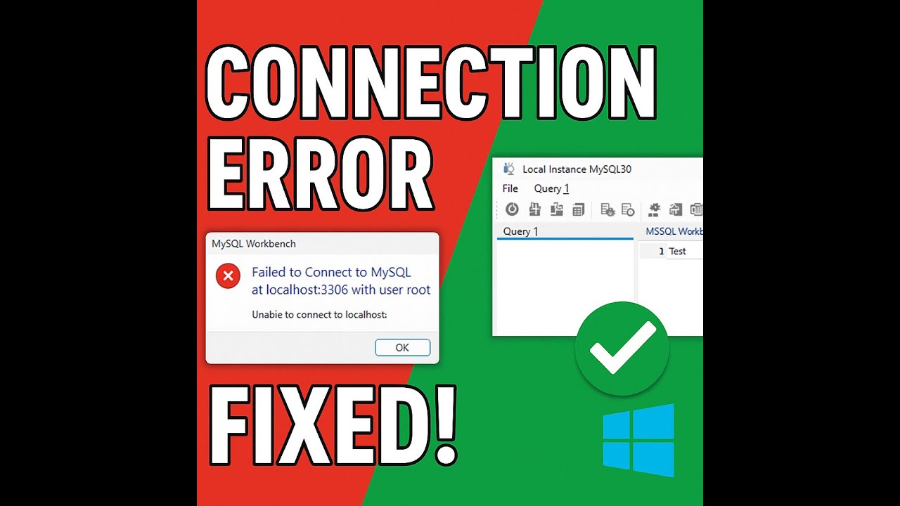 MySQL Workbench Connection Error Fixed! 🔧 | Windows Troubleshooting ...