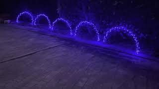 RGB Five Leaping Christmas Arches with Remote