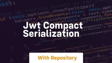 Jwt compact serialization