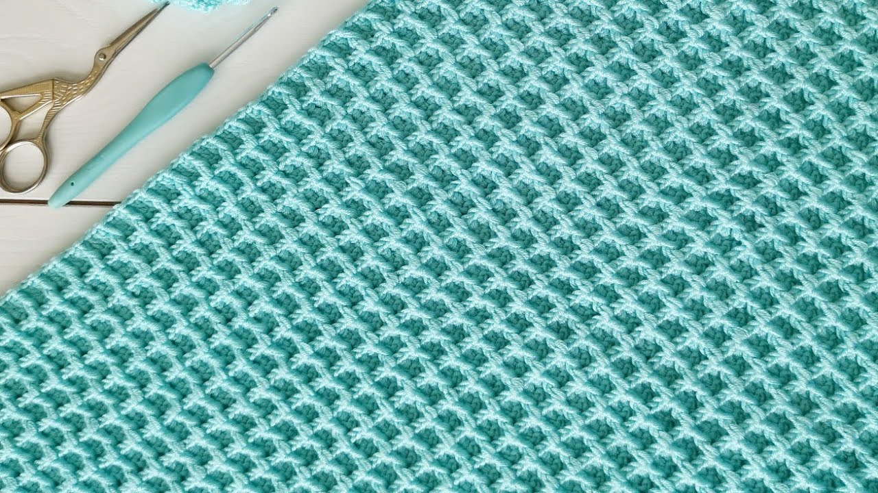 Waffle / Gofret battaniye modeli