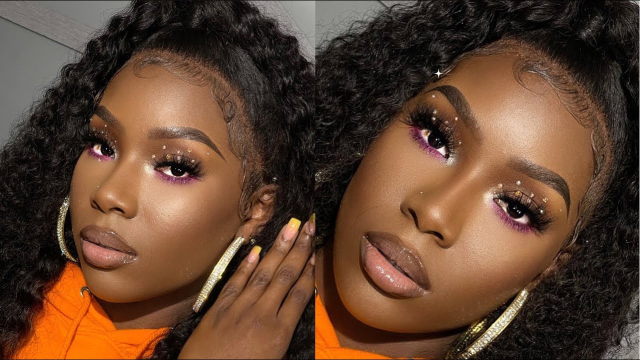 💎 SWAROVSKI CRYSTAL /RHINESTONE GLAM MAKEUP TUTORIAL 💎