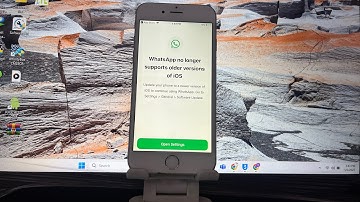 No longer supports older versions of ios whatsapp ! shortcuts method fix