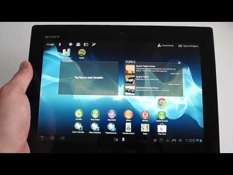 Sony Xperia Tablet S video review