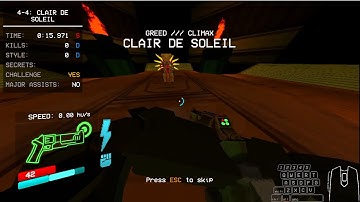 Speedrunning a random ultrakill level every day until i start hrt | Day 10 (4-4)