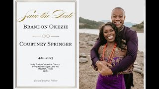 BEST BLACK AMERICAN & NIGERIAN TRADITIONAL WEDDING. COURTNEY & BRANDON