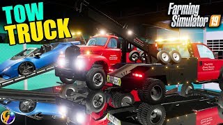 FS19 - WORKING TOW TRUCKS $500,000 SCRAPYARD FARMING SIMULATOR 19