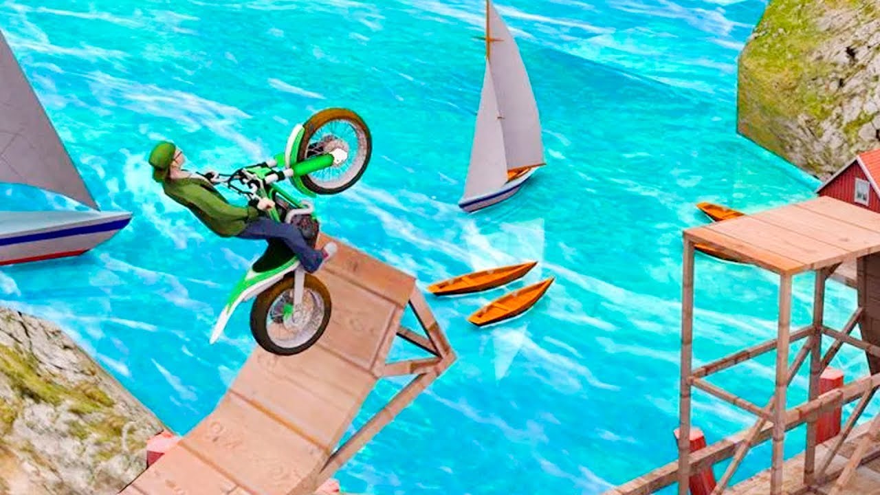 Stunt Bike Racing Game Tricks Master - Gameplay Android game - Stunt Master Games 2018