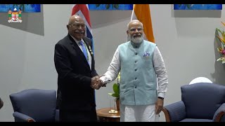 Fiji Pm Conferred Pm Modi With Fijis Highest Honour