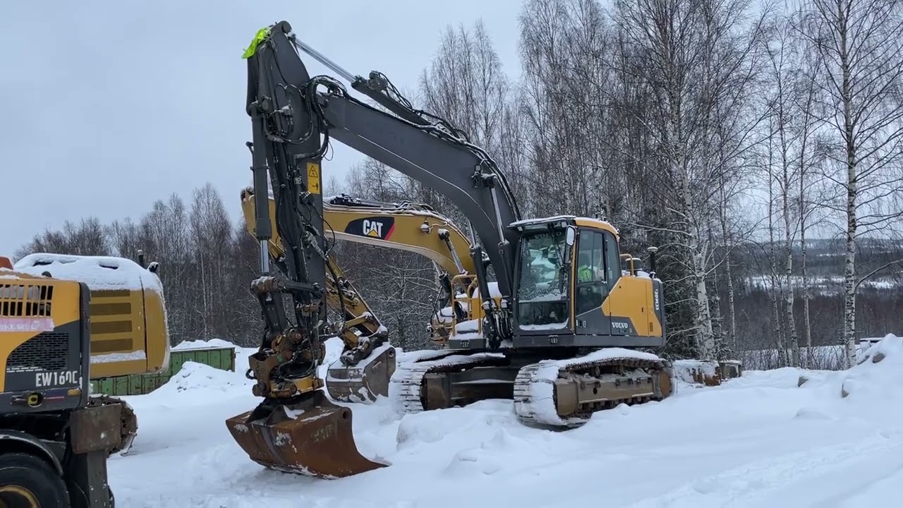 Bandgrävare Volvo EC160EL