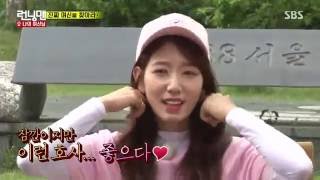 games between queen Park Shin Hye,  Lee Sung Kyung and song ji hyo | Running man ep 304