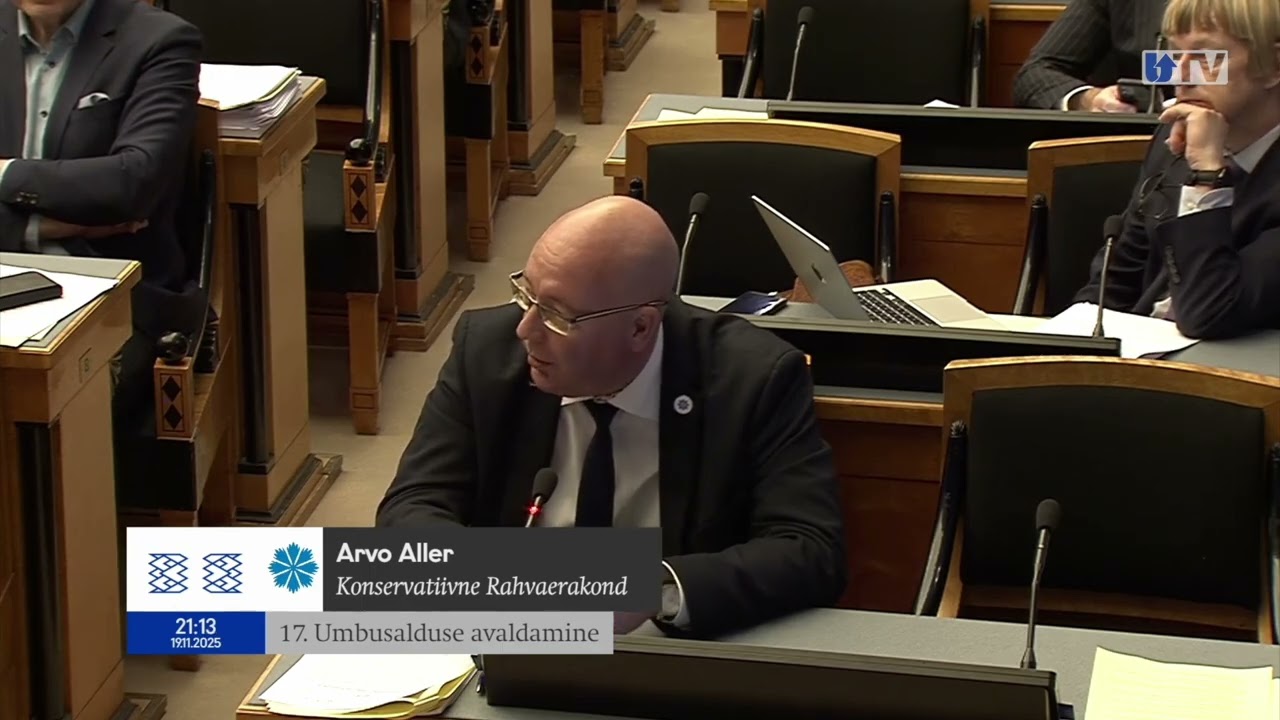 Umbusaldatava ministri Karmen Jolleri kohatu torge Arvo Alleri tõsisele küsimusele