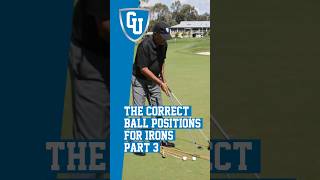 The Correct Ball Position for Irons - Part 3