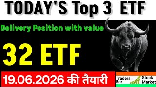 19.06.26 की तैयारी = 18.06.26 After Market ETF dly% position के साथ😎 #tbsm 😎 #etf