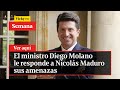 🔴  El ministro Diego Molano le responde a Nicolás Maduro sus amenazas | Vicky en Semana