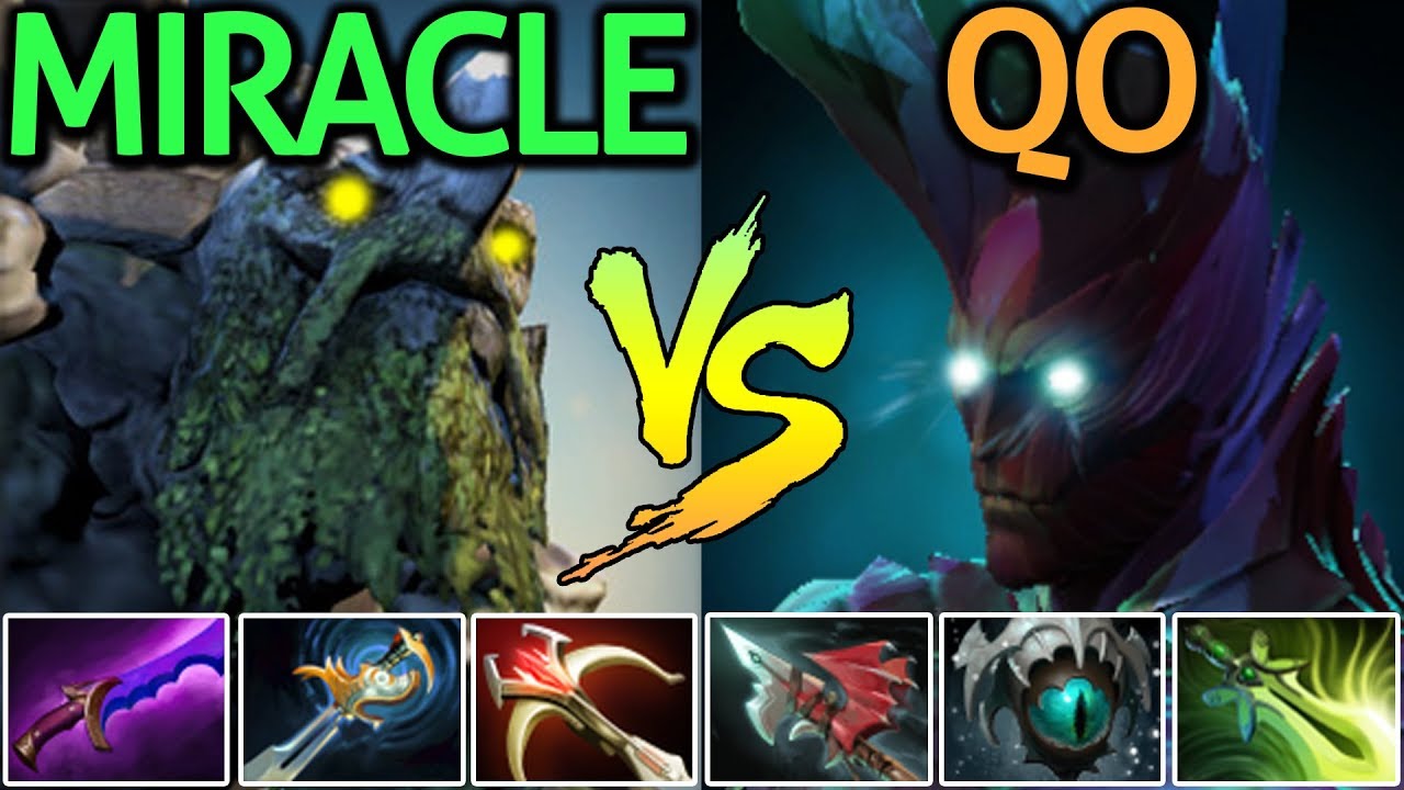 Miracle- Tiny VS QO Terrorblade Dota 2 - I Tried My Best