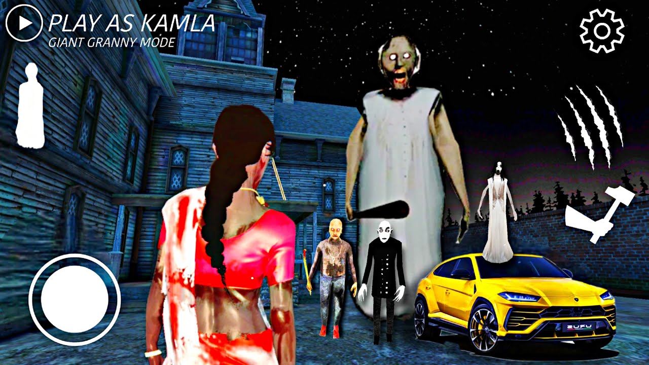 PLAYING AS KAMLA IN GRANNY THE REBELLION || GIANT GRANNY VS KAMLA FULL VIDEO 