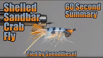 The 60 Second Summary Video of the Shelled Sandbar Crab Fly Tutorial