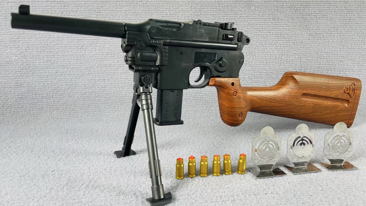 "INSANE Thompson Toy SMG Build! Realistic Bolt Action & Soft Bullets - No Music ASMR (Full Assembly)