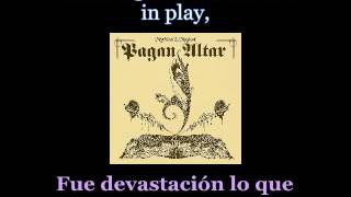 Pagan Altar - Rising Of The Dark Lord - Lyrics / Subtitulos en español (Nwobhm) Traducida