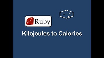 kilojoules to calories in ruby