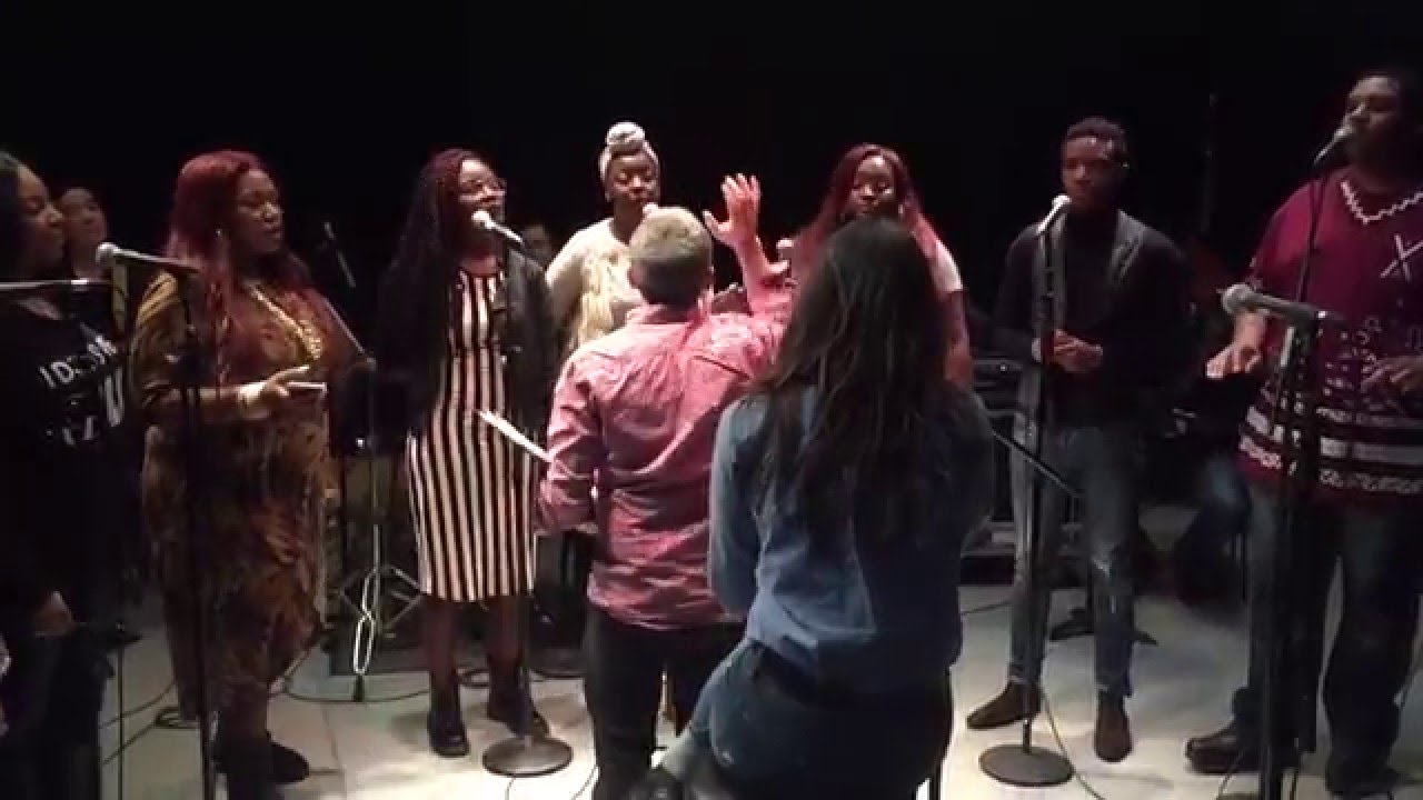 Harlem Gospel Choir and Jenna O'Gara Rehearsing "One and Only" Adele