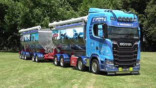 The 2026 Morrinsville Motorama truck convoy and photo park up after the show.