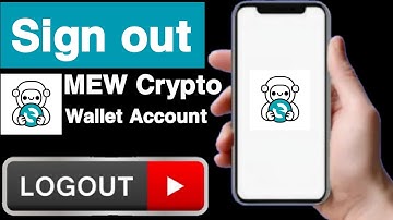 How to sign out MEW crypto wallet account||Sign out MEW crypto wallet account||MEW wallet logout