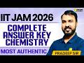 IIT JAM 2026 Complete Chemistry Answer Key Released | IIT JAM 2026 Answer Key | VedPrep Chem Academy