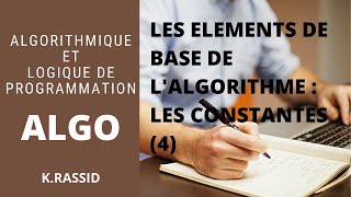 Algorithmic and Logical Programming Course | Definition of a Constant | Constants (4)