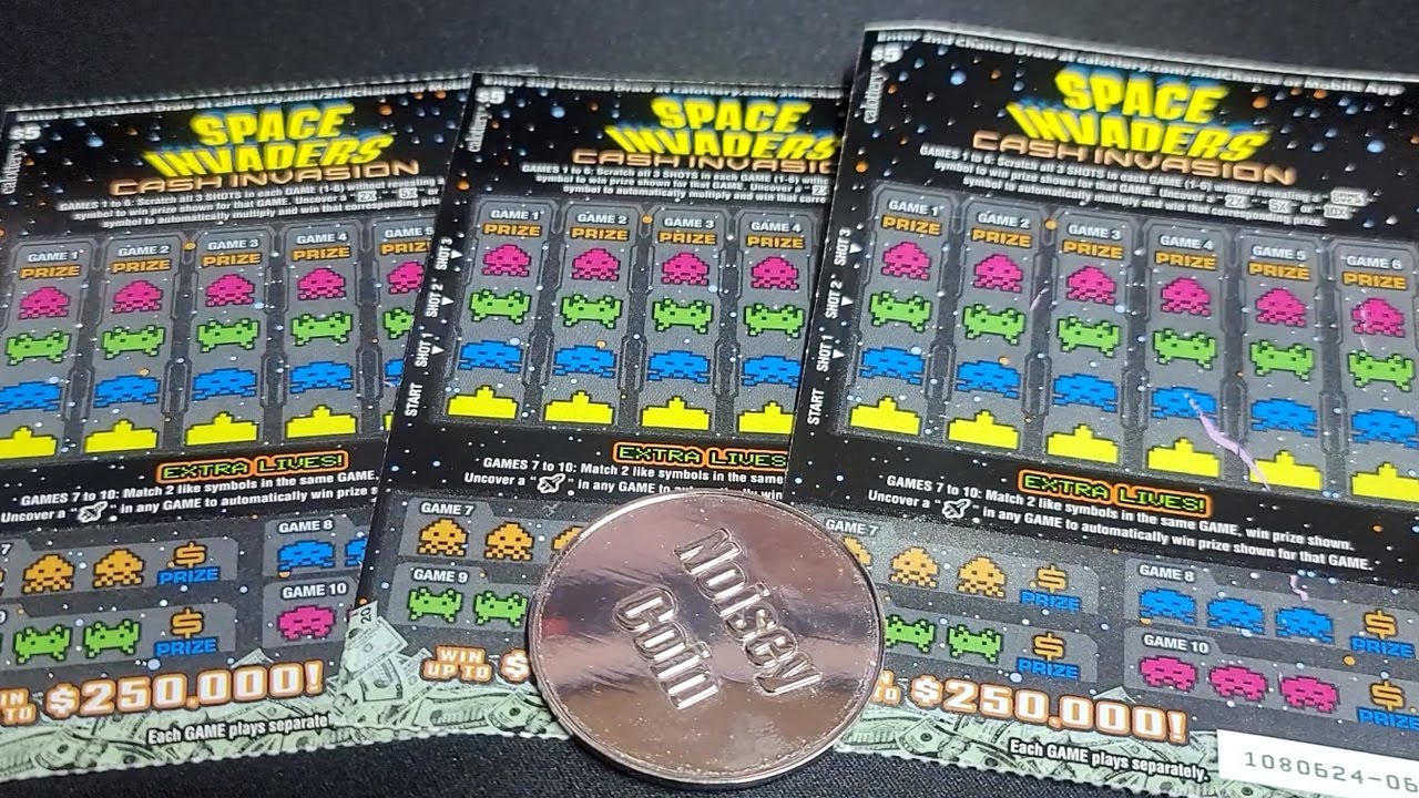 3 5 CA Scratcher Ticket Session! Space Invaders! Cash Invasion! YouTube