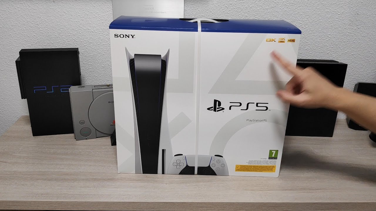 Unboxing especial de PS5 con todo lo que trae la enorme caja y la  comparamos con PS4 - YouTube