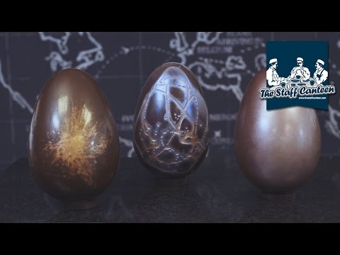 How to make and decorate chocolate Easter Eggs by Mark Tilling