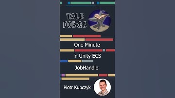One Minute in Unity - ECS - Job Handle #ecs #unity #gamedev #tutorials #games #trendingshorts