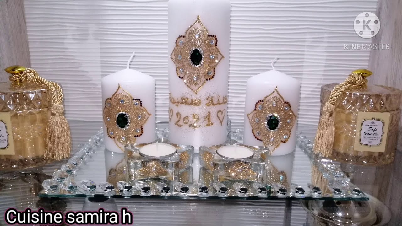 تعلمي كيفية النقش على الشموع وتزيينها بطريقة سهلة واحترافية👌