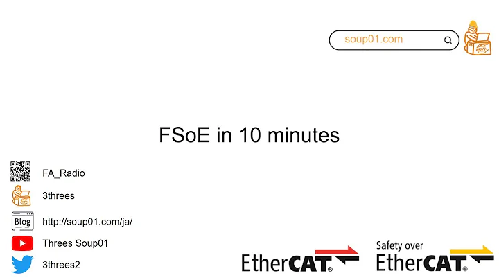 EtherCAT.Let's Talk with FSoE in 10Mins!