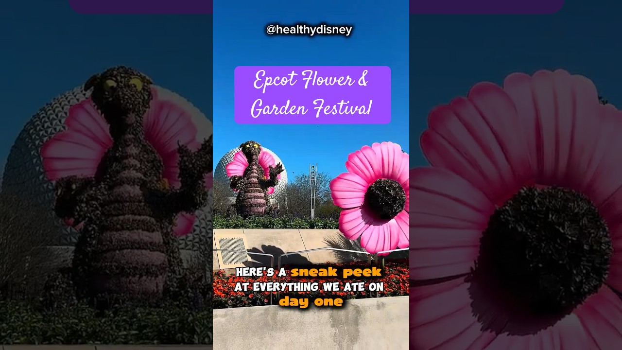 Opening DAY EATS at Epcots FLOWER & GARDEN Festival! The quick run through. Subscribe for  reviews!