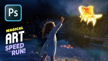 How to Create a Magical Fish Photoshop Manipulation | Photoshop Speed Art