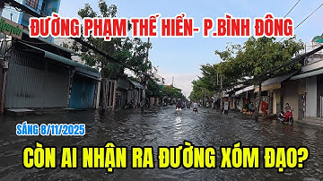 Triều cường quận 8-Cận cảnh đường Phạm Thế Hiển - quận 8 cũ ngập sáng 8/11/2025-Đâu Đó Sai Gon